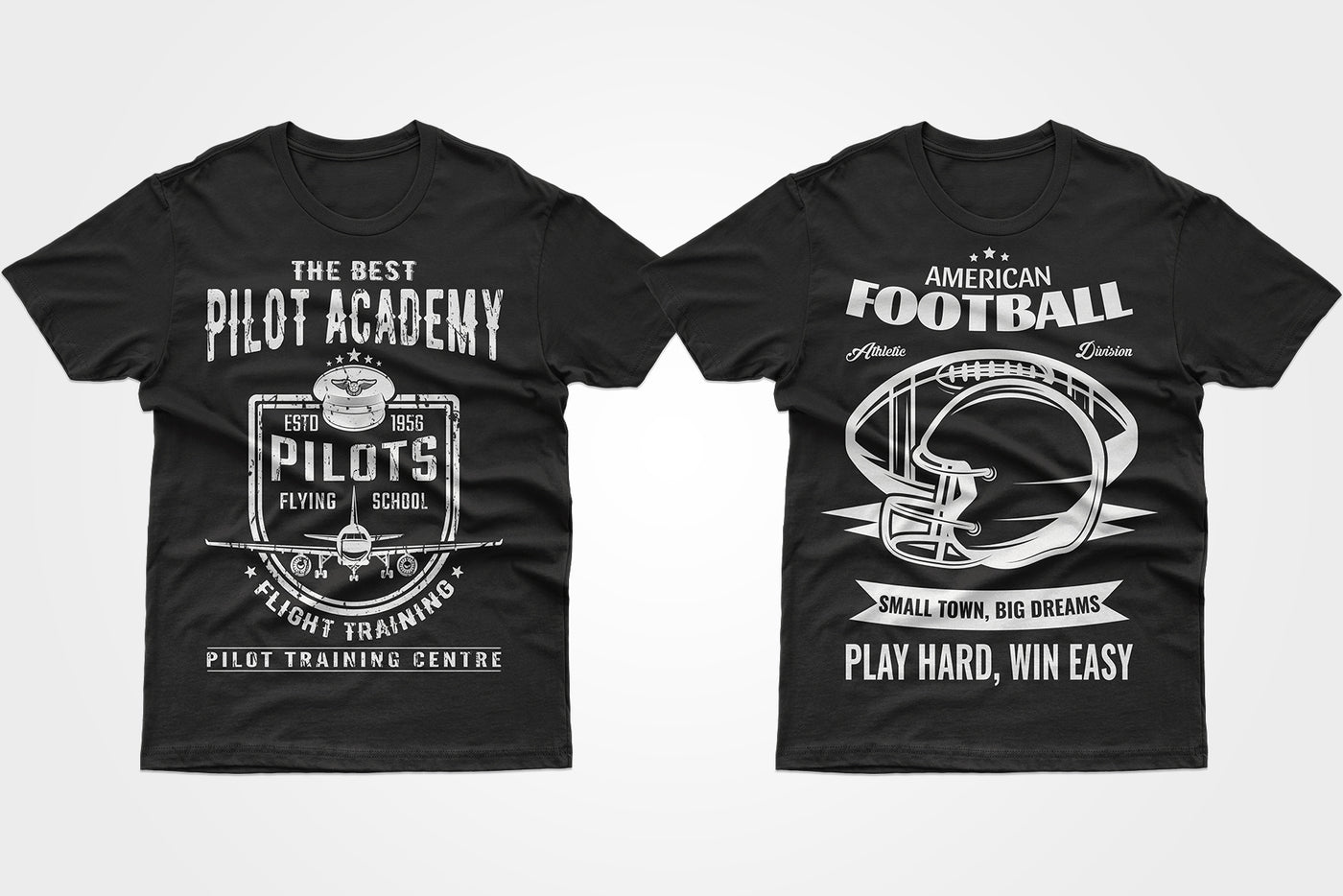 200+ Classy T-Shirt Designs Bundle-Templates-Artixty
