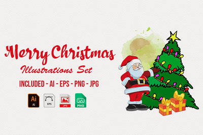 1040+ Amazing Watercolor Illustrations Bundle - Artixty