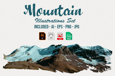 1040+ Amazing Watercolor Illustrations Bundle - Artixty
