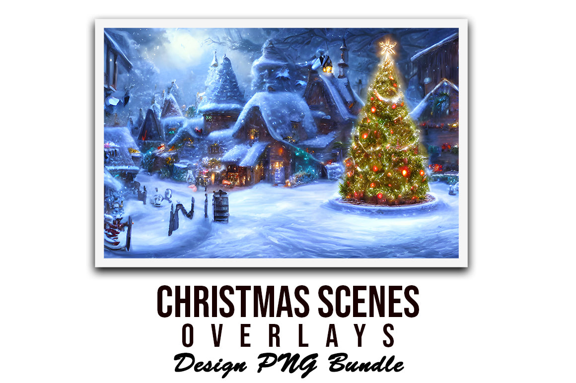The Majestic Christmas Overlays Bundle - Artixty