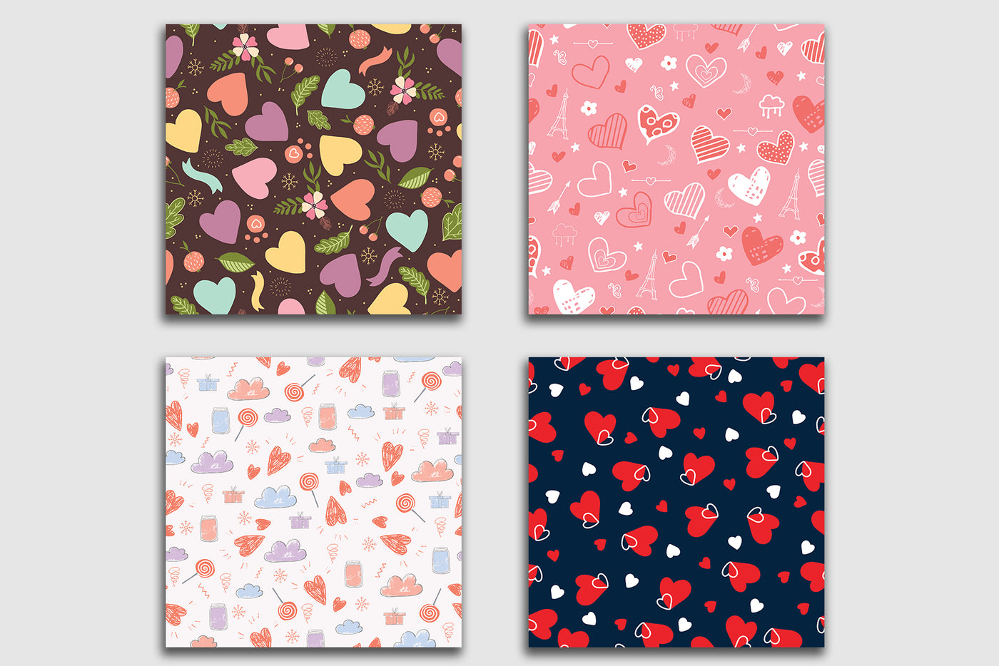 All In One Unique Seamless Patterns Collection-Graphics-Artixty