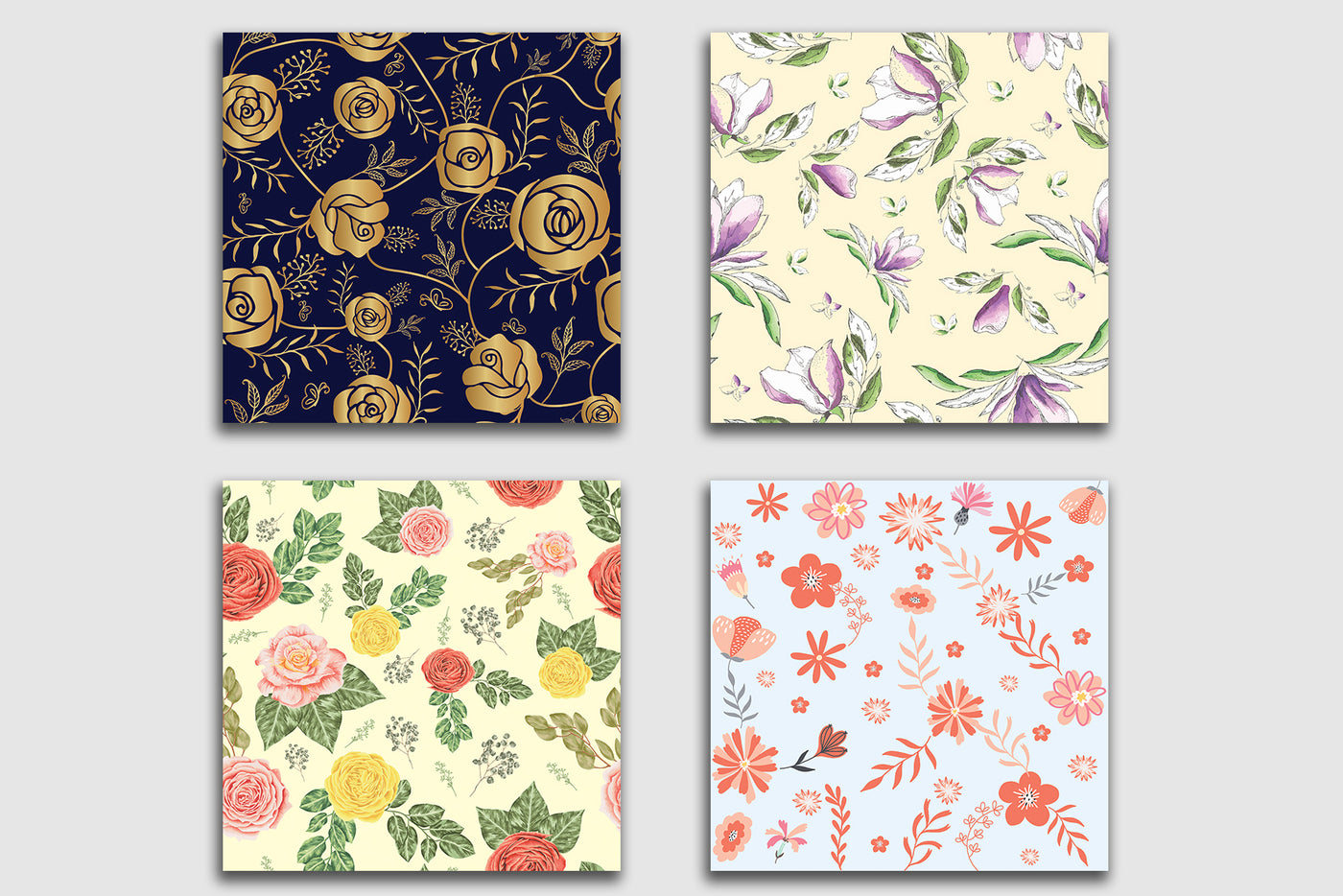 All In One Unique Seamless Patterns Collection-Graphics-Artixty