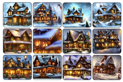 The Majestic Christmas Overlays Bundle - Artixty