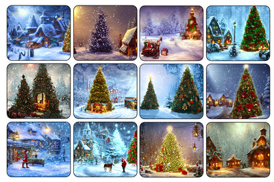 The Majestic Christmas Overlays Bundle - Artixty