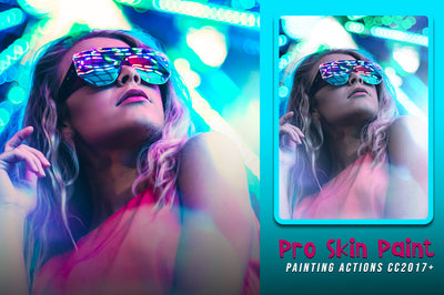 50 Mega Oil Paint Photoshop Actions Bundle - Artixty