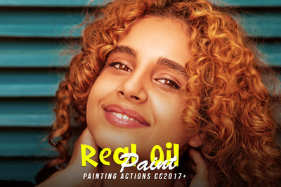 50 Mega Oil Paint Photoshop Actions Bundle - Artixty