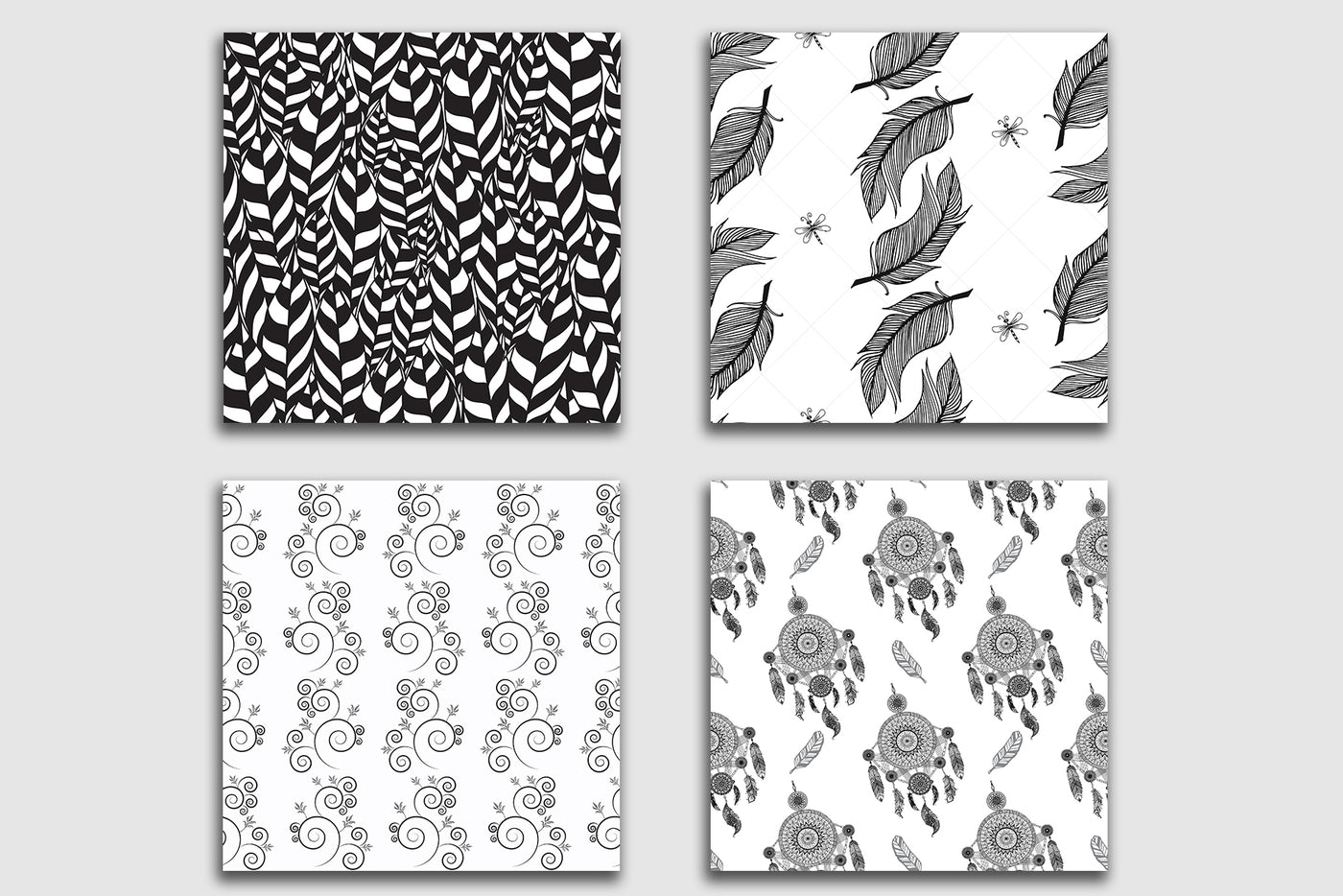 All In One Unique Seamless Patterns Collection-Graphics-Artixty