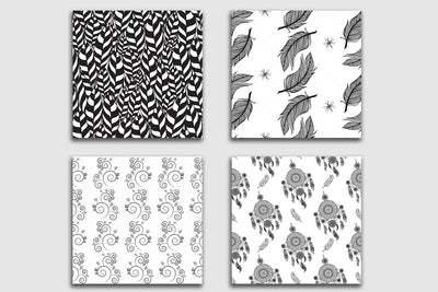 All In One Unique Seamless Patterns Collection-Graphics-Artixty