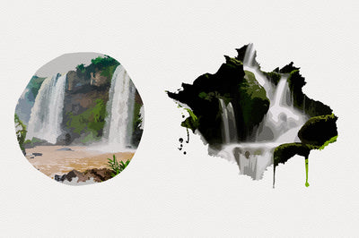 1040+ Amazing Watercolor Illustrations Bundle - Artixty