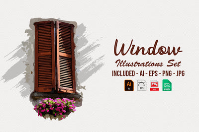 1040+ Amazing Watercolor Illustrations Bundle - Artixty