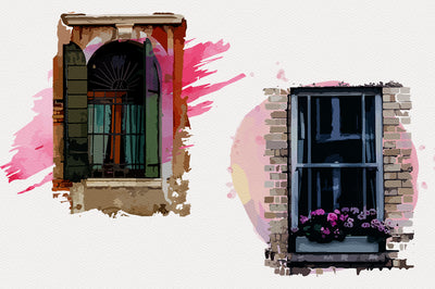 1040+ Amazing Watercolor Illustrations Bundle - Artixty