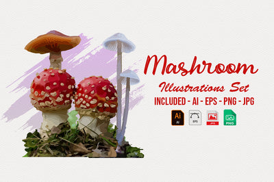 1040+ Amazing Watercolor Illustrations Bundle - Artixty
