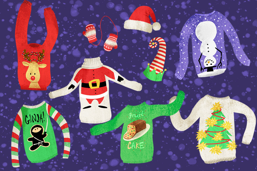 The Mega Winter Holiday Design Bundle - Artixty