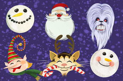 The Mega Winter Holiday Design Bundle - Artixty
