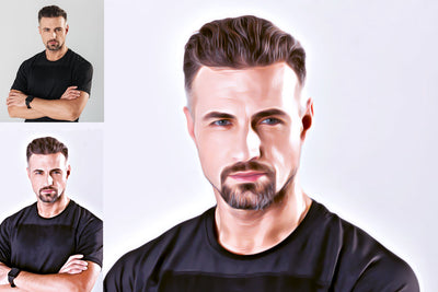 Digital Oil Painting Photoshop Actions Bundle