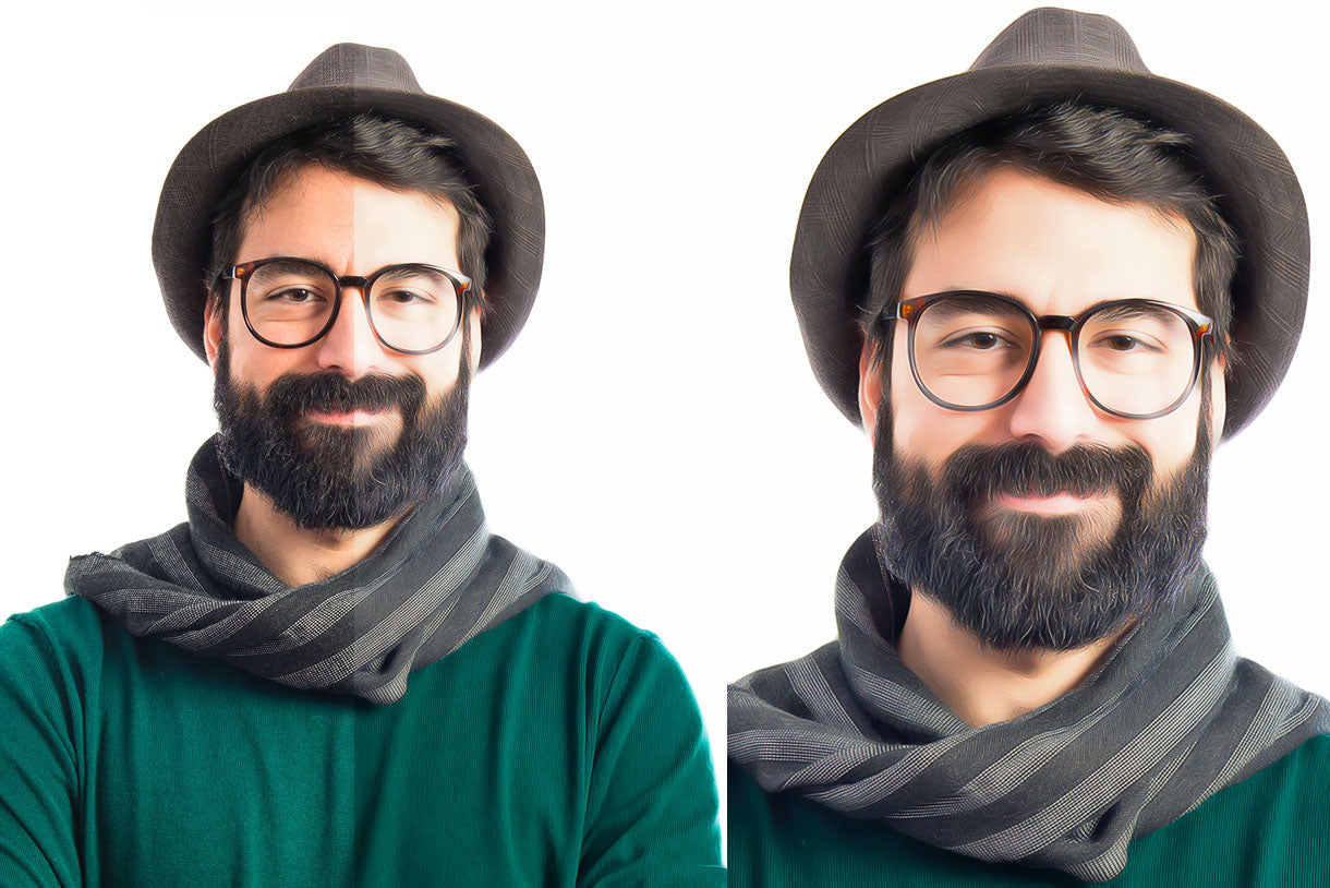 Digital Oil Painting Photoshop Actions Bundle