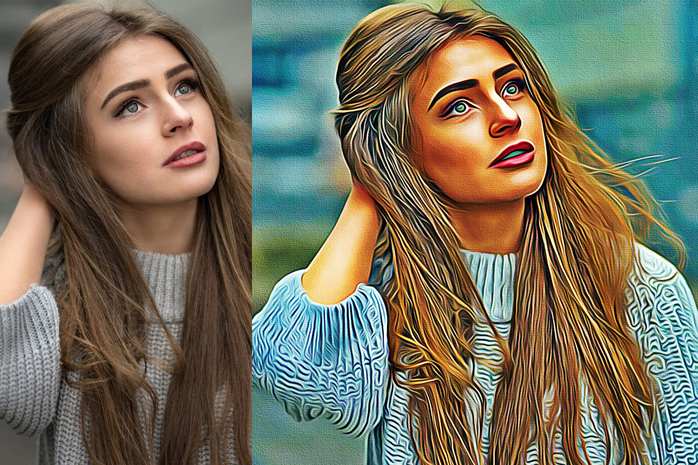 10-In-1 Authentic Painting Photoshop Actions Bundle