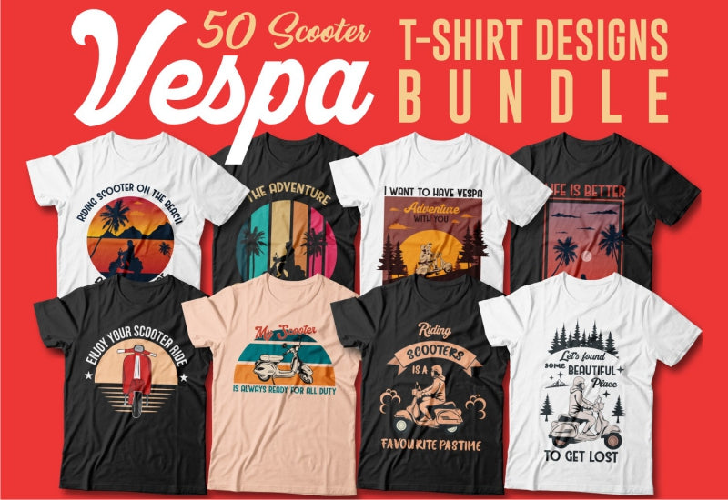 The Fancy T-Shirt Designs Bundle - 375+ Designs-Templates-Artixty
