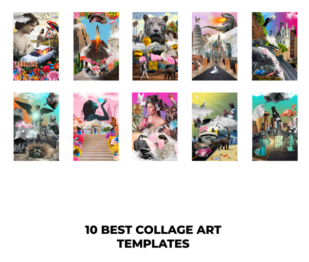 The Mega Collage Creator Bundle-Graphics-Artixty