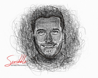 The Scribble & Sketch Photo Effects Templates Bundle - Artixty