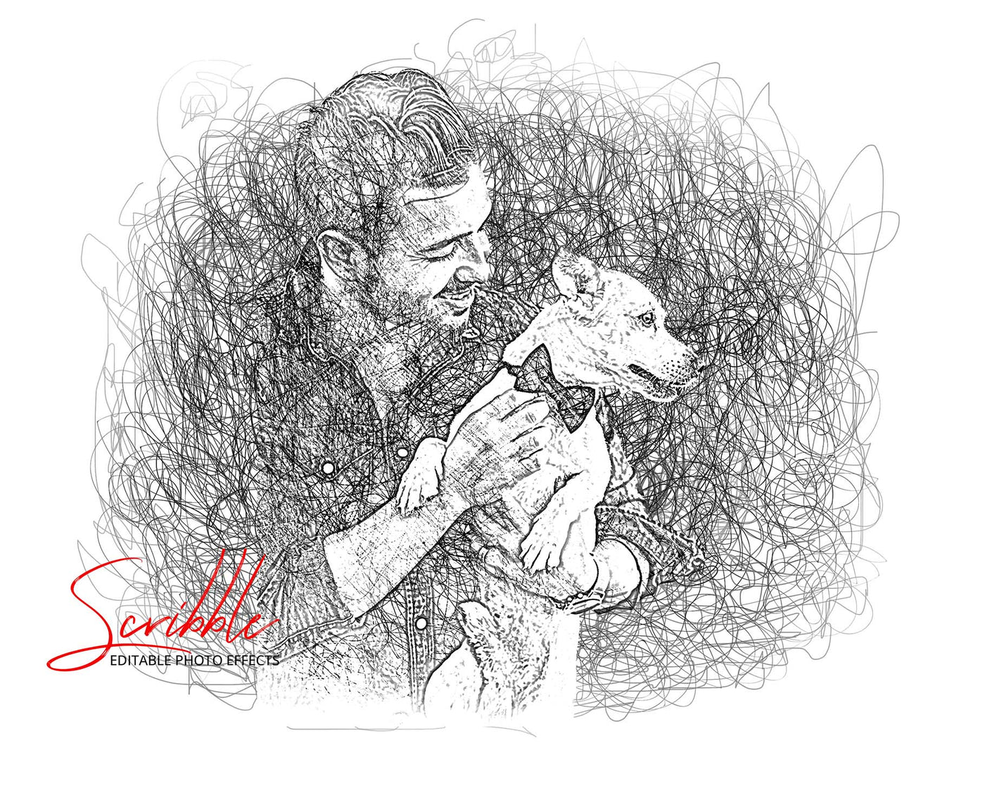 The Scribble & Sketch Photo Effects Templates Bundle - Artixty
