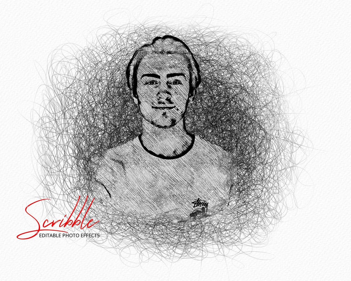 The Scribble & Sketch Photo Effects Templates Bundle - Artixty