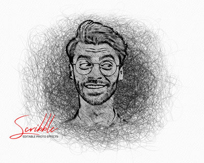 The Scribble & Sketch Photo Effects Templates Bundle - Artixty