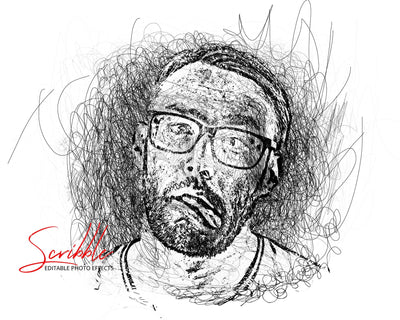 The Scribble & Sketch Photo Effects Templates Bundle - Artixty