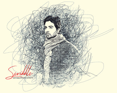 The Scribble & Sketch Photo Effects Templates Bundle - Artixty