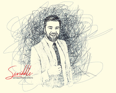 The Scribble & Sketch Photo Effects Templates Bundle - Artixty