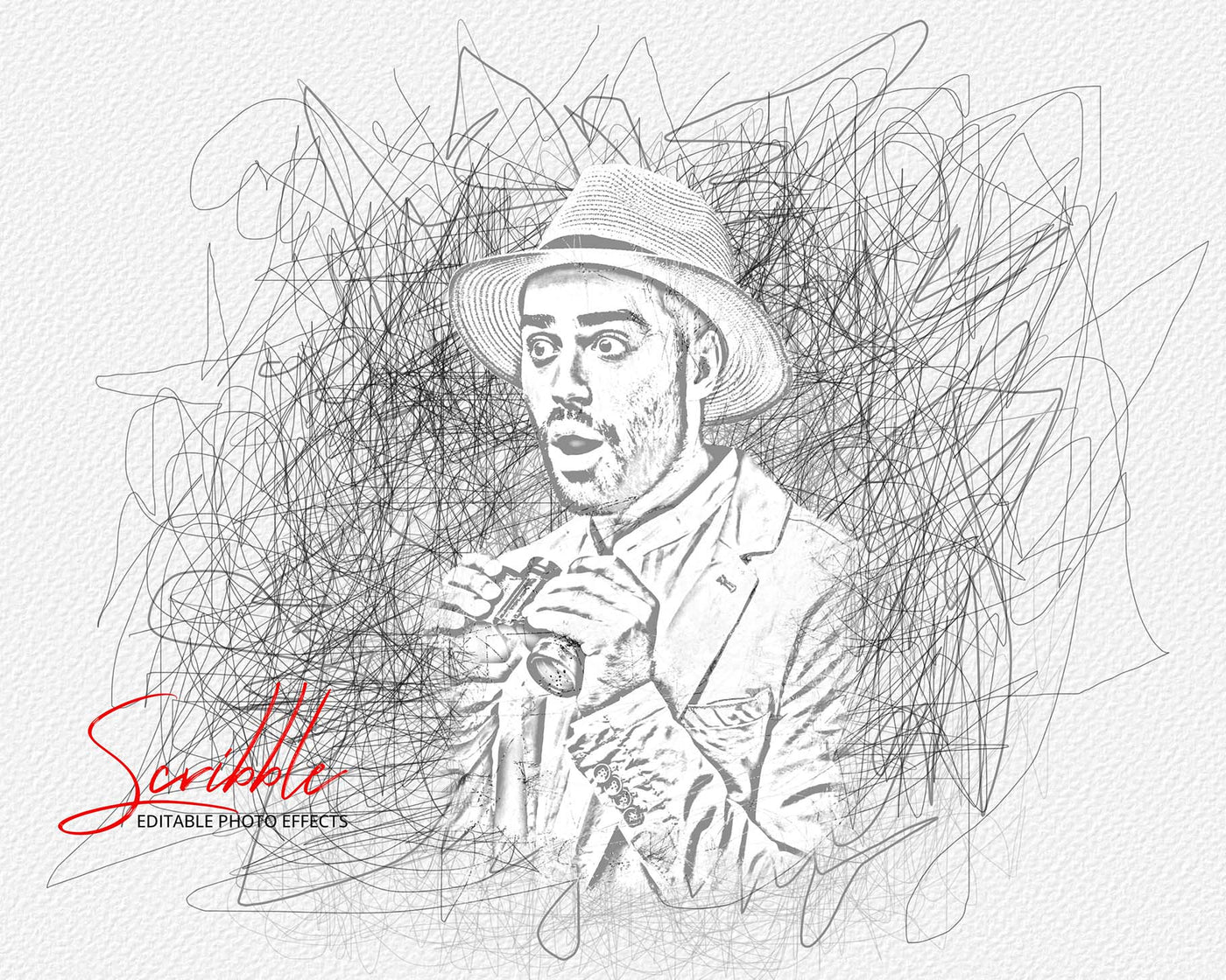 The Scribble & Sketch Photo Effects Templates Bundle - Artixty