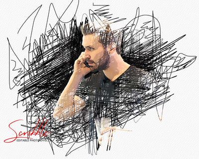The Scribble & Sketch Photo Effects Templates Bundle - Artixty