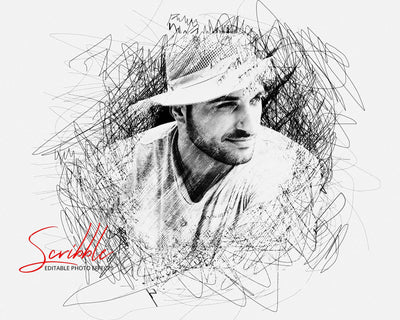 The Scribble & Sketch Photo Effects Templates Bundle - Artixty
