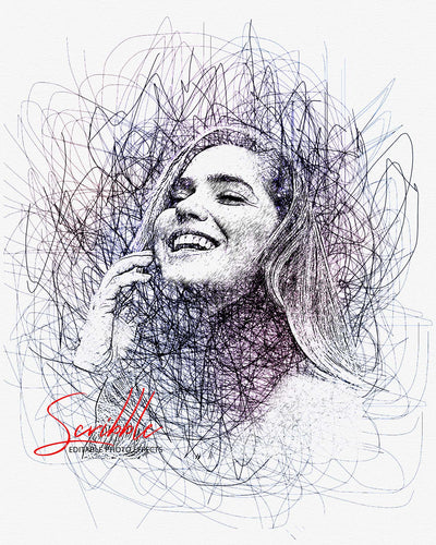 The Scribble & Sketch Photo Effects Templates Bundle - Artixty
