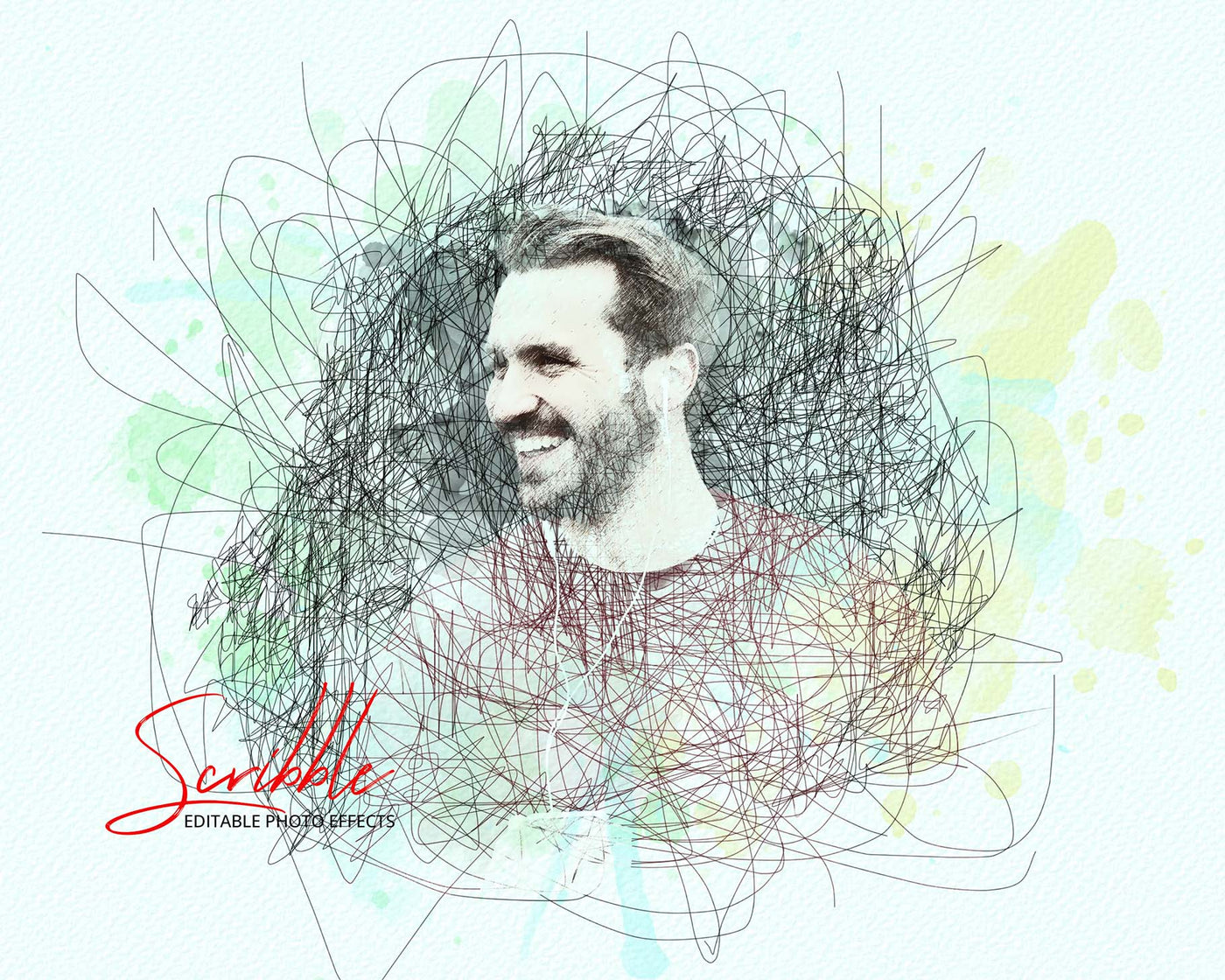 The Scribble & Sketch Photo Effects Templates Bundle - Artixty