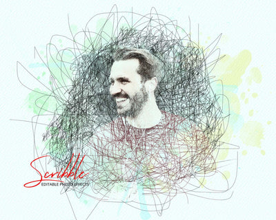 The Scribble & Sketch Photo Effects Templates Bundle - Artixty