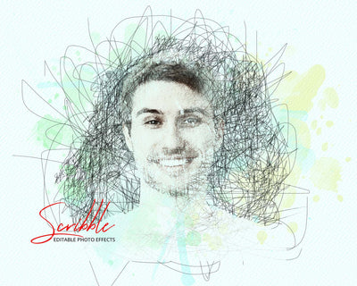 The Scribble & Sketch Photo Effects Templates Bundle - Artixty