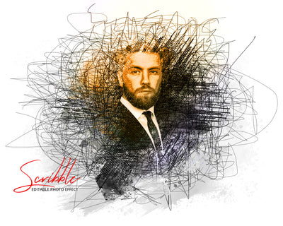 The Scribble & Sketch Photo Effects Templates Bundle - Artixty