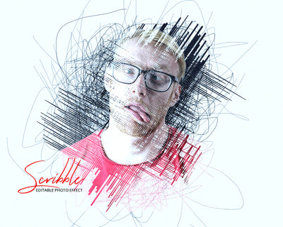 The Scribble & Sketch Photo Effects Templates Bundle - Artixty