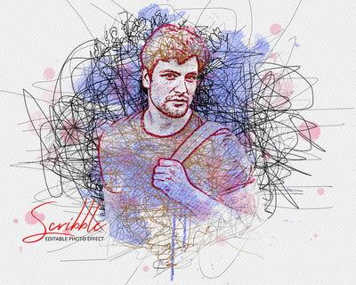 The Scribble & Sketch Photo Effects Templates Bundle - Artixty