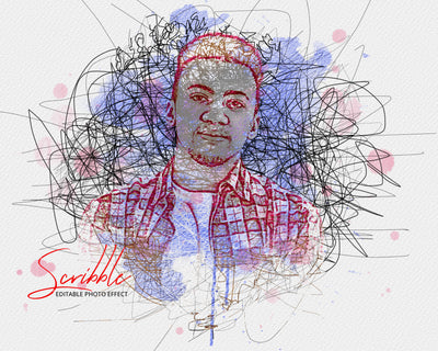 The Scribble & Sketch Photo Effects Templates Bundle - Artixty