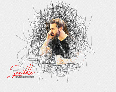 The Scribble & Sketch Photo Effects Templates Bundle - Artixty