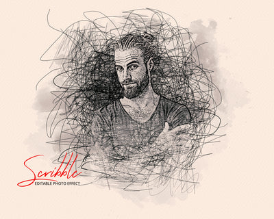 The Scribble & Sketch Photo Effects Templates Bundle - Artixty