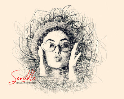 The Scribble & Sketch Photo Effects Templates Bundle - Artixty
