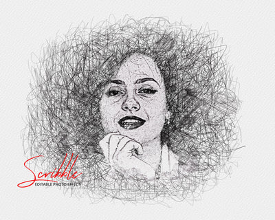 The Scribble & Sketch Photo Effects Templates Bundle - Artixty