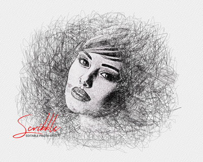 The Scribble & Sketch Photo Effects Templates Bundle - Artixty