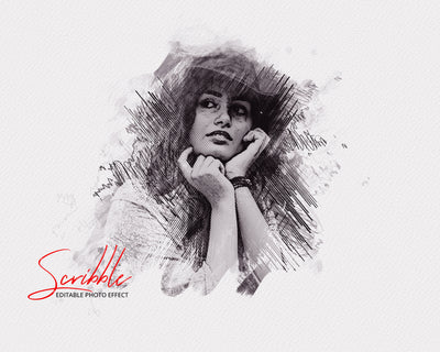 The Scribble & Sketch Photo Effects Templates Bundle - Artixty