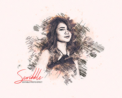The Scribble & Sketch Photo Effects Templates Bundle - Artixty