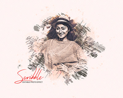 The Scribble & Sketch Photo Effects Templates Bundle - Artixty