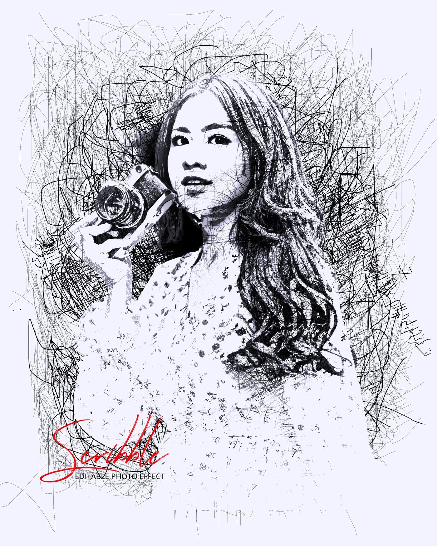 The Scribble & Sketch Photo Effects Templates Bundle - Artixty